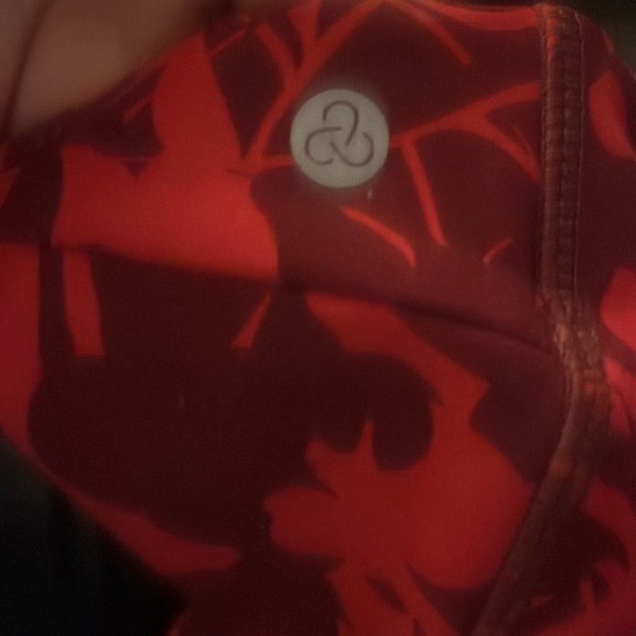 Zella 7/8 red high waisted leggings XL - Picture 3 of 4